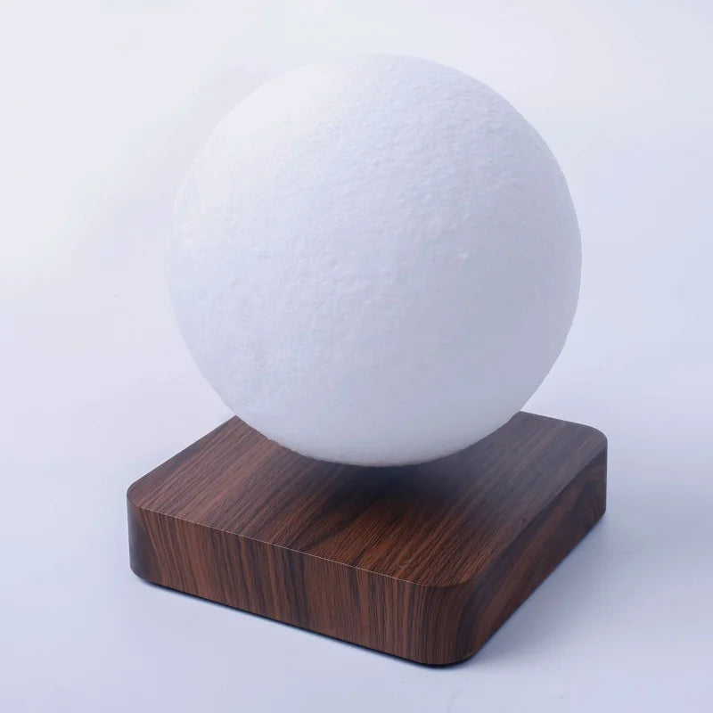 Magnetic Levitating Moon Lamp – 3D Printed | Floating LED Night Light