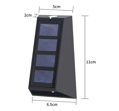 Solar Up & Down Wall Wash Light – Fence & Garden