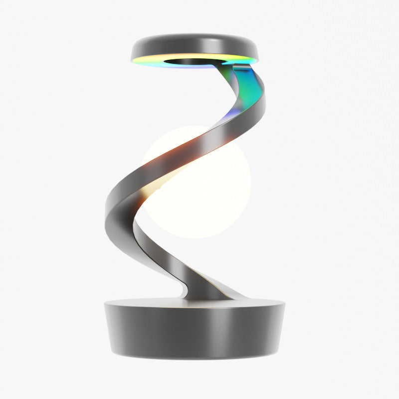 Floating RGB Moon Lamp with Wireless Charger
