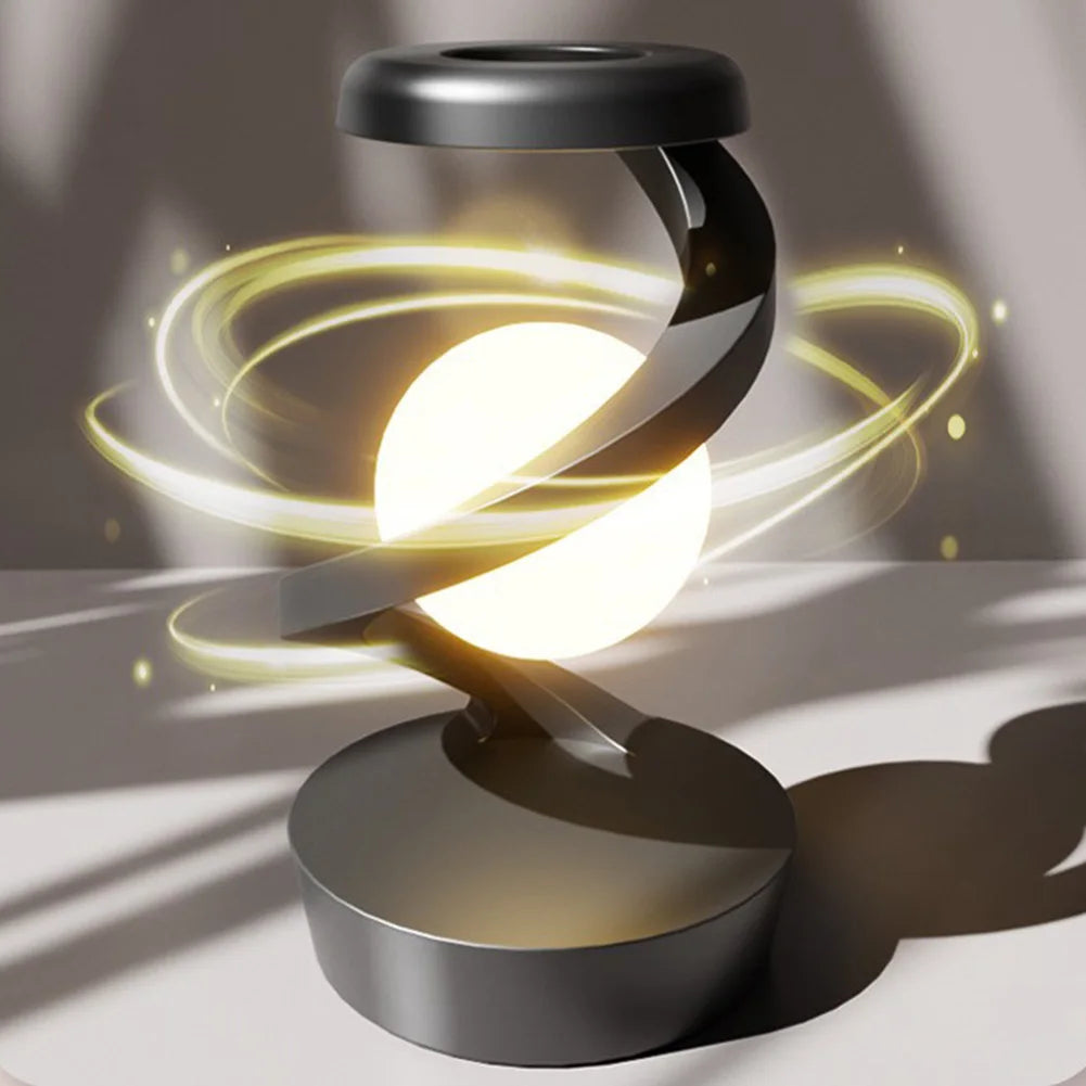 Floating RGB Moon Lamp with Wireless Charger