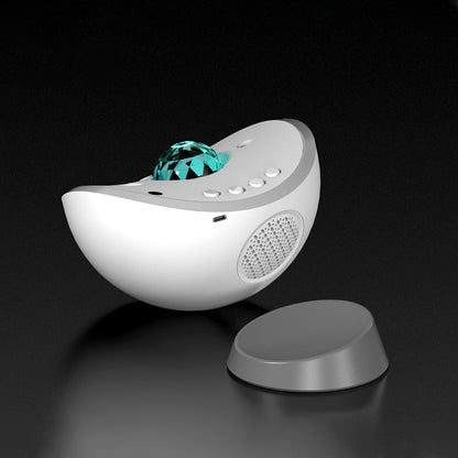 Moon & Aurora Projection Lamp with Bluetooth Speaker