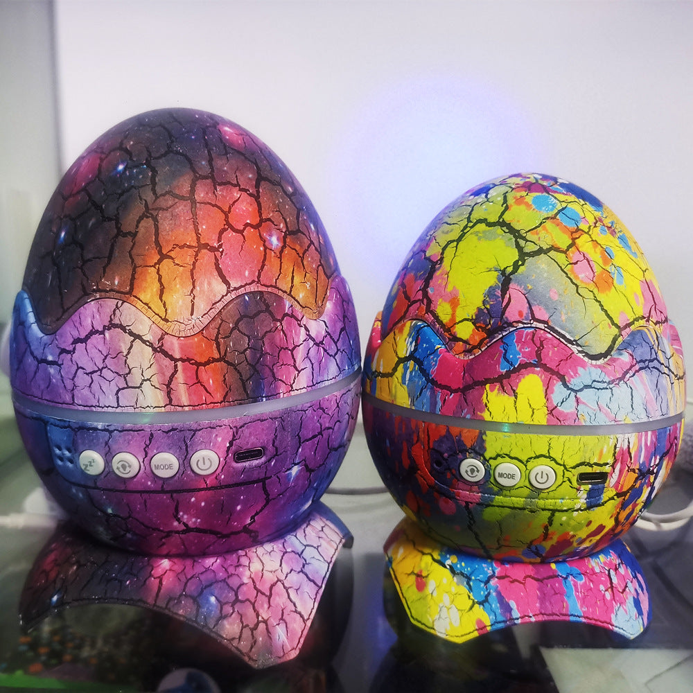 Dinosaur Egg Star Projector with Bluetooth Speaker & Remote