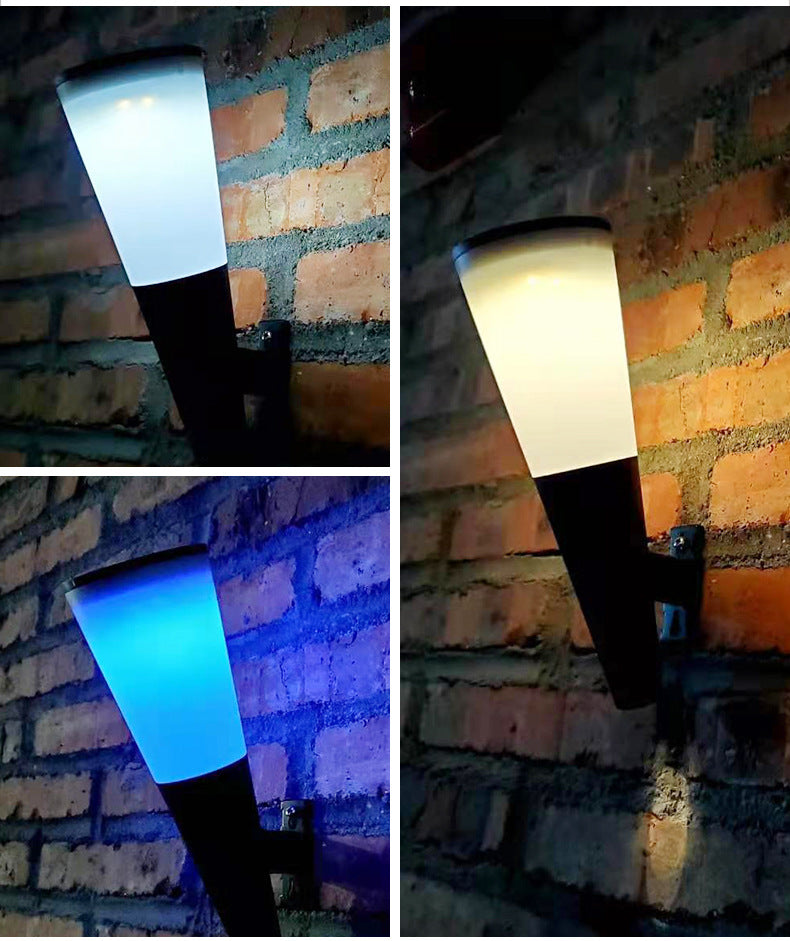 Colorful Solar Wall Light – Warm & Color Modes