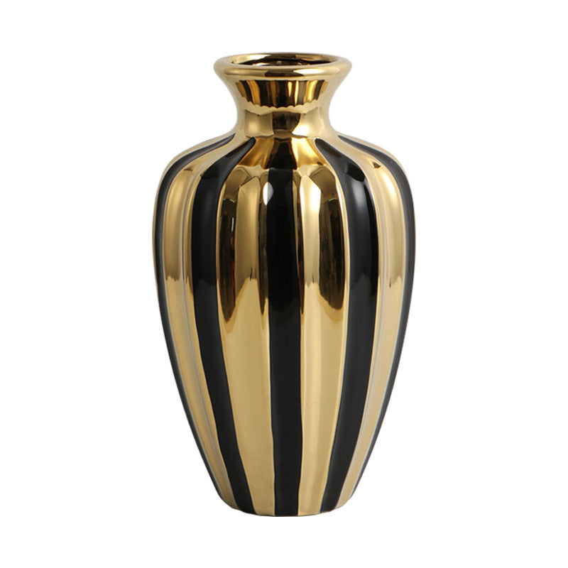 Luxury Ceramic Jar Vase – European Style Home Décor
