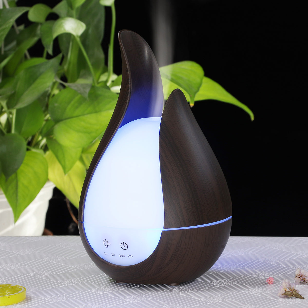 Wood Grain Aroma Diffuser & Humidifier Vase