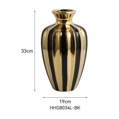 Luxury Ceramic Jar Vase – European Style Home Décor