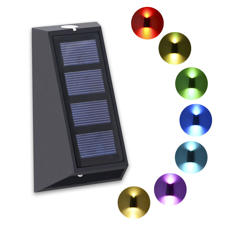 Solar Up & Down Wall Wash Light – Fence & Garden