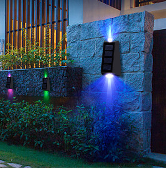Solar Up & Down Wall Wash Light – Fence & Garden