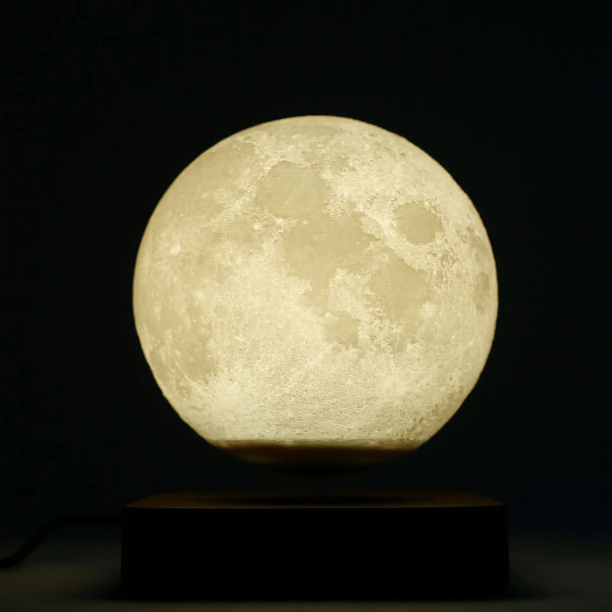 Magnetic Levitating Moon Lamp – 3D Printed | Floating LED Night Light